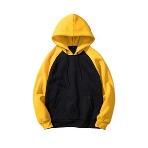 Sweat-shirt à capuche pour homme, automne, uni, surdimensionné, lourd, 100% coton, doublé en polaire, imperméable, respirant - Product Image 6