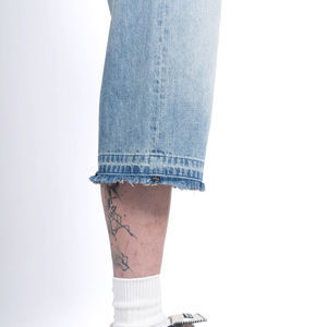 Pantalones Cortos Vaqueros de Mezclilla Holgados de Verano para Hombre, de Secado Rápido, Estilo Vintage, Casuales, a la Moda, Lavados, Cortos, Sólidos - Product Image 5