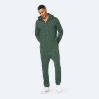 Onesie en lin pour hommes à la mode-Tenue une pièce tendance et confortable-Parfait pour une tenue décontractée de tous les jours