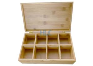 Venta caliente caja organizadora de oficina de madera de pino Acacia Durable plegable Rectangular ecológico hogar multifunción personalizado clásico - Product Image 2