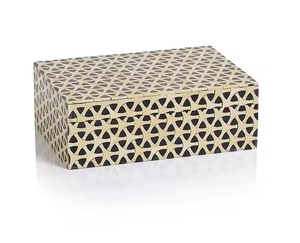 Boîte de rangement pour bijoux en incrustation d'os haut de gamme, boîte à bagues personnalisée, nouveau design, meilleure qualité, vente en gros, dernière boîte en incrustation d'os 2025 - Product Image 6