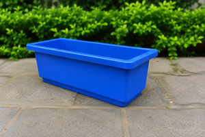 TMTC-05 Plastic <b>Trough</b> <b>Planter</b> | Modular Rectangular Urban Garden Container - Product Image 5