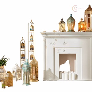 Portavelas de Metal de Primera Calidad |   Diseño Elegante para Uso en Ramadán, Decoración del Hogar y Regalos, Impermeable y Portátil - Product Image 2