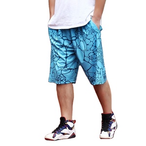 Shorts d'entraînement de basketball pour hommes en toile 100 % polyester, séchage rapide, anti-plis, respirant, écologique, avec cordon de serrage - Product Image 5