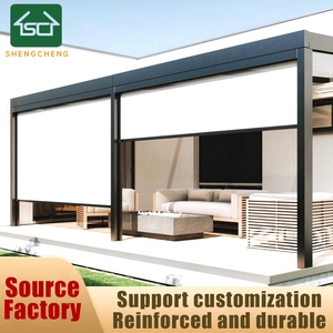 Stores d'<span class=keywords><strong>extérieur</strong></span> automatiques à fermeture éclair, stores enrouleurs étanches <span class=keywords><strong>pour</strong></span> l'<span class=keywords><strong>extérieur</strong></span> <span class=keywords><strong>pour</strong></span> <span class=keywords><strong>véranda</strong></span> et terrasoverkapping - Product Image 3