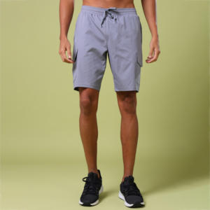 <b>Men's</b> Premium Polyester Cargo <b>Shorts</b> - Custom Stretch Fabric with Pockets Stylish Activewear for <b>City</b> and Trail Exploration - Product Image 1