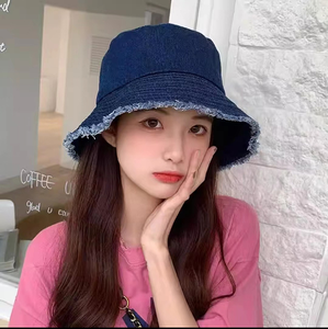 Chapeau Bob Unisexe Tendance Style Jean Casquette de Pêcheur Vintage à Bord Frangé Chapeau de Soleil d'Été - Product Image 3