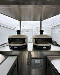 Livraison gratuite Remorque à pizza mobile au bois de 10 pieds Entièrement équipée Cuisine de pizzeria en plein air pour la vente de nourriture de rue et les entreprises de traiteur - Product Image 4