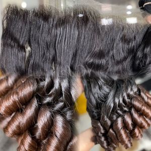 Mèches personnalisées à texture rebondissante et extensions frontales de cheveux vietnamiens - Product Image 5