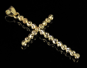 Nouveau Plan Singal Line En Argent Sterling Hip Hop Style Cross Daily Wear Pendentif Croix Unique Pour Hommes - Product Image 1