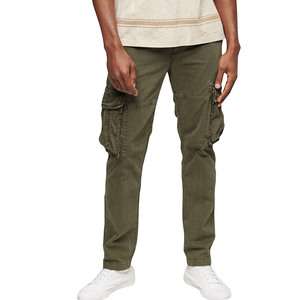 OEM Pantalon cargo respirant à taille basse pour homme 100% coton Street Wear Fashion Casual Style Straight disponible à la vente - Product Image 6