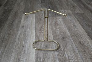 Porte-serviettes en laiton pour la décoration de la salle de bain, artisanal, luxueux, sur pied, style vintage, pour la maison, l'hôtel - Product Image 5