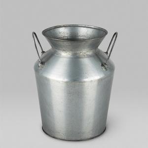 Lata de leche galvanizada antigua de estilo vintage con forma duradera, perfecta para cocinas, hogares, jardín, cafetería y uso en granjas al aire libre - Product Image 3