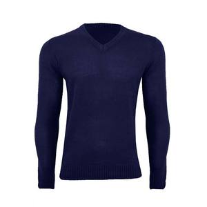 <b>Mens</b> Long Sleeve V Neck Plain <b>Knit</b> Winter Sweater Pullover Breathable Top Quality Manufacture in Pakistan Sports <b>Men</b> Sweaters - Product Image 3