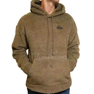 Sudadera con capucha Sherpa de moda para hombre al mejor precio, ligero, 100% algodón, Polar, nuevo artículo hecho en Pakistán para ropa de invierno al aire libre - Product Image 1
