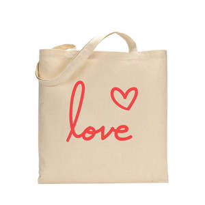 Bolsa de Mano de Algodón para el Día de San Valentín, Bolsas para Expresar el Amor - Product Image 1