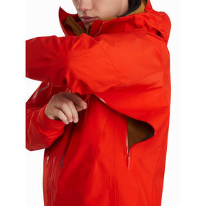 Chaqueta de esquí de concha dura con forro de 3 capas para hombre, chaqueta ligera impermeable transpirable con capucha y logotipo personalizado para exteriores de alto rendimiento - Product Image 4