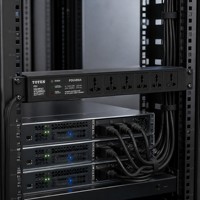 PDU de rack 6 voies 10A, prise standard chinoise, unité de distribution d'alimentation pour armoire de serveur, OEM ODM, logo personnalisé, directement de l'usine