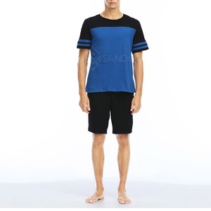 แฟชั่นฤดูร้อนล่าสุด เสื้อยืดและกางเกงขาสั้นผู้ชาย ผ้าฝ้าย 100% ระบายอากาศได้ดี สำหรับผู้ใหญ่ - Product Image 5