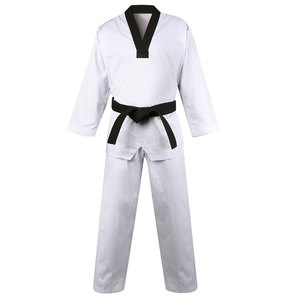 OEM logotipo personalizado duradero cómodo Taekwondo Dobok impermeable característica Judo artes marciales traje cinturón para Karate entrenamiento lucha - Product Image 1
