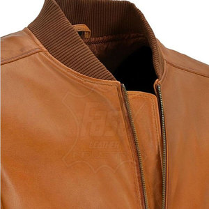 Design Your Own <b>Leather</b> Fashion <b>Jackets</b> High Quality <b>Men</b> Bomber <b>Leather</b> <b>Jacket</b> In Best Price Long Sleeve <b>Leather</b> <b>Jacket</b> - Product Image 5