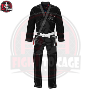 Kimono de Jiu Jitsu Brasileño Duradero, con Costuras Reforzadas, Elástico, Transpirable, Ligero, Unisex, de Poliéster y Algodón, para Artes Marciales - Product Image 2