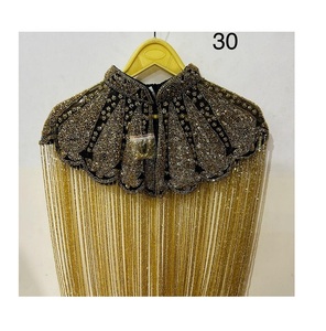 Indien artisanal perlé femmes fête robe afghane en gros perlé veste inde Poncho robe hauts dames soirée hauts en gros - Product Image 4