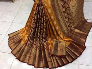 ส่าหรีไหม kanchivram นุ่มบริสุทธิ์ - Product Image 5