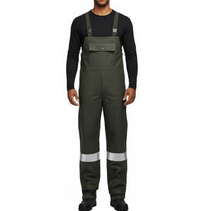Nouveauté : Salopette de sécurité imperméable à faible MOQ, salopette de sécurité avec bandes réfléchissantes pour le travail en extérieur - Product Image 1