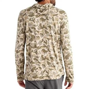 Polyester de sublimation complète avec matériau respirant à manches longues Conception extérieure personnalisée et randonnée - Product Image 5