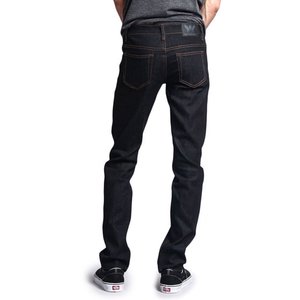 กางเกงยีนส์ผู้ชายทรงแบ็กกี้เอวยางยืดสำหรับฤดูร้อนกางเกงผ้าเดนิมทรงตรงลำลองแนวธุรกิจปักลายแบบคลาสสิกสำหรับผู้ชาย - Product Image 2