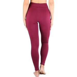 Leggings de Mujer de Alta Calidad, Casuales, con Cordón Ajustable, Cintura Elástica, para Yoga y Deportes, Transpirables, de Spandex/Poliéster, Largos, Lisos - Product Image 2