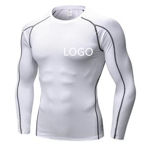 High Quality Custom Breathable stretch rash guard top <b>for</b> <b>men</b> women uv blocking long sleeve athletic <b>shirt</b> <b>for</b> training <b>swimming</b> - Product Image 2