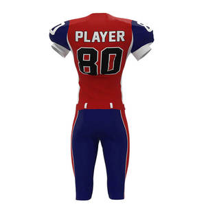 Uniformes de football américain de la meilleure qualité Impression de conceptions personnalisées Uniforme de maillot de football américain à séchage rapide sublimé - Product Image 3