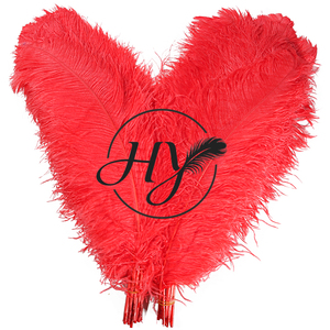 Gros plusieurs couleurs grand poteau 70-75cm plumes d'autruche <span class=keywords><strong>plume</strong></span> pour costume de carnaval mariage pièce maîtresse décorations de festival - Product Image 4