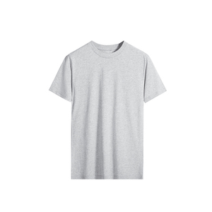 Camiseta de algodón 100% de alta calidad para hombre, logotipo impreso personalizado sólido, fibra de bambú de punto liso en blanco de alta visibilidad para ropa de gimnasio - Product Image 3