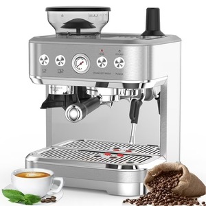 Cafetera expreso semiautomática Garvee de 15 Bar con molinillo y vaporizador de leche Tanque de agua doméstico barato ¡Compre ahora! - Product Image 3