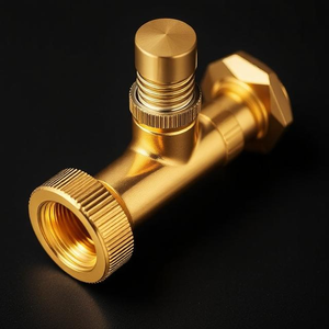 High Quality Brass Flare Fitting High Strength Flare <b>Nut</b> Bulkhead <b>Tee</b> Straight Zinc Plated High for Plumbing HVAC Systems - Product Image 2