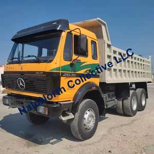 Camion benne basculante lourd d'occasion Mercedes-Benz 2635 6x4 Euro 3 Diesel de 1989 pour le transport minier - Product Image 1