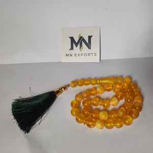 Chapelet en résine écologique artisanal, accessoires de prière Tasbih, vente en gros, perles en résine naturelle, formes variées, pour la maison - Product Image 6