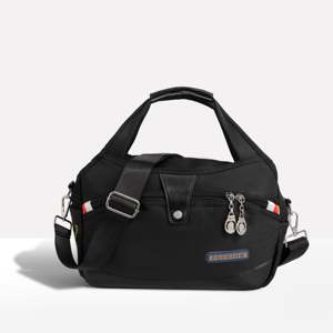 Bolso Mensajero Ligero Estilo Vintage Wayfarer con Logotipo Personalizado, Patrón Geométrico y Decoración de Estilo Nacional - Product Image 1
