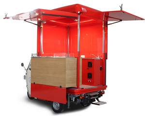 Camion de restauration électrique mobile à trois roues en acier inoxydable résistant à la rouille, remorque de cuisine de rue avec garantie de 3 ans - Product Image 5