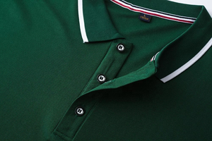 Novedad de verano para hombre, camisa de polo ajustada informal de manga corta, tejido de punto transpirable de talla grande, Color sólido, a prueba de encogimiento - Product Image 3