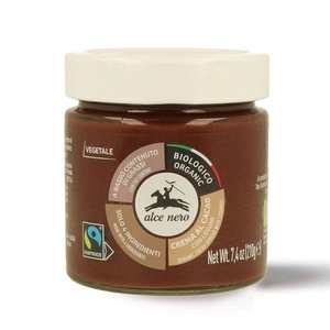 Alce Nero Organic Cocoa Spread Healthy Low Fat Milk <b>Chocolate</b> Paste 210g Jar for Bakery & Food Service - Product Image 1