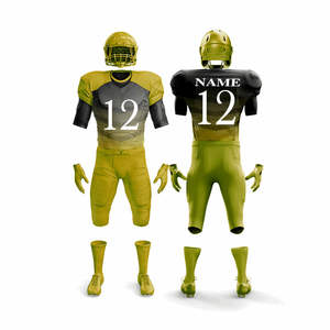 Ventes chaudes Uniformes de football américain personnalisés avec logo et design Respirant Séchage rapide Extensible Uniformes de football américain pour adultes - Product Image 4