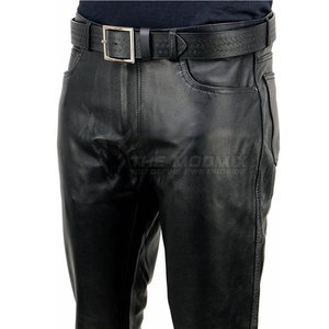 กางเกงหนังผู้ชายดีไซน์พิเศษคุณภาพสูง สำหรับฤดูหนาวและกิจกรรมกลางแจ้ง - Product Image 2
