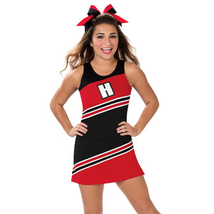 Customized Your Own Logo Printed 100% Polyester Cheerleading <b>Uniform</b> Latest Design Factory Made <b>Costumes</b> for Adults - Product Image 2