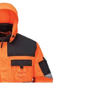 Traje de Seguridad Impermeable de Alta Visibilidad OEM, Ropa de Trabajo Protectora Duradera Clase 2 para Trabajadores, Chaqueta y Pantalones Profesionales de Alta Visibilidad - Product Image 2