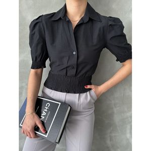 Blusas y Camisas para Mujer Topshow, Colección al por Mayor con Botones Negros - Product Image 3