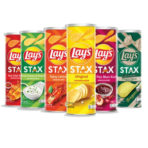 Lays Stax Crema Agria Original y Cebolla Barbaque Emmental 170g - Product Image 2